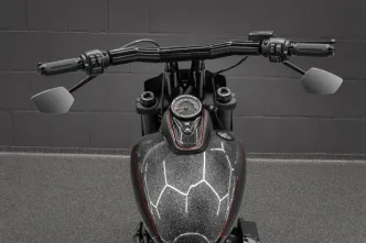 Killer Custom 2 Inch Diameter 12 Inch Rise Back Saver T-Bar For 1973-2025 Harley Davidson Softail, Dyna & XL Sportster (BBZ12)