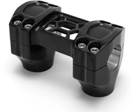 Killer Custom 2 Inch Rise Task Force Riser Clamp Kit In Black Finish With 1 1/4 Inch Clamping Area (TF-32B)