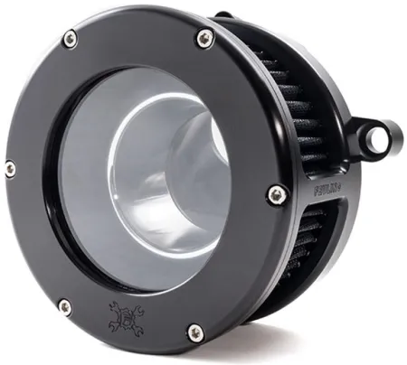Feuling BA Air Cleaner Kit With Clear Cover In Black Finish With Black Filter For Harley Davidson 2025-2026 Softail & 2023-2026 Touring M8 (Gen 2) Models (5574)