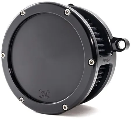 Feuling BA Solid Cover Air Cleaner Kit In Black Finish With Black Filter For Harley Davidson 2025-2026 Softail & 2023-2026 Touring M8 (Gen 2) Models (5573)