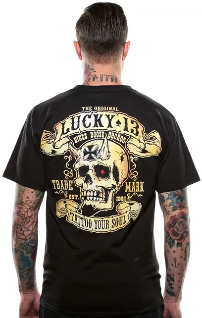 Lucky 13 Booze, Bikes & Broads T-shirt Black (L13TS000011ZWS)