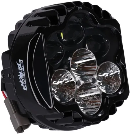 Custom Dynamics Shark Demon 2 Performance LED Headlight for Harley Davidson 2022-2026 Low Rider ST (SD2-LRST-W-ECE)