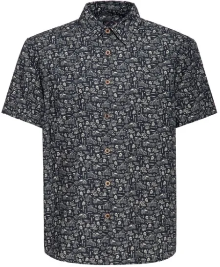 King Kerosin Biker Soul Shirt Black (KKU55025-200-M)