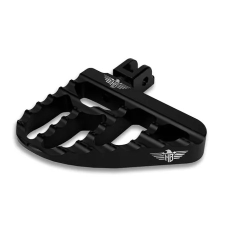 HTTMT Black Passenger Footboard Mounting Bracket For Harley Touring 1993-2019