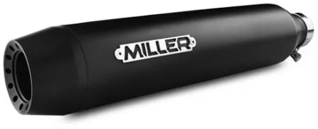 *2 Weeks Extra Transit TIME* Miller, Yukon Slip-on MUFFLER. Euro 5. Black (IN-SCT-X53.11)