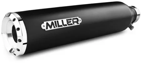 *2 Weeks Extra Transit TIME* Miller, Yukon Slip-on MUFFLER. Euro 5. Polished (IN-SCT-X53.00)