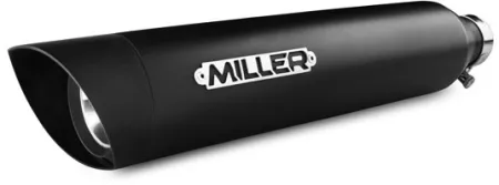 *2 Weeks Extra Transit TIME* Miller, Yukon Slip-on MUFFLER. Euro 5+. Black (IN-SCTSX-X53.09)