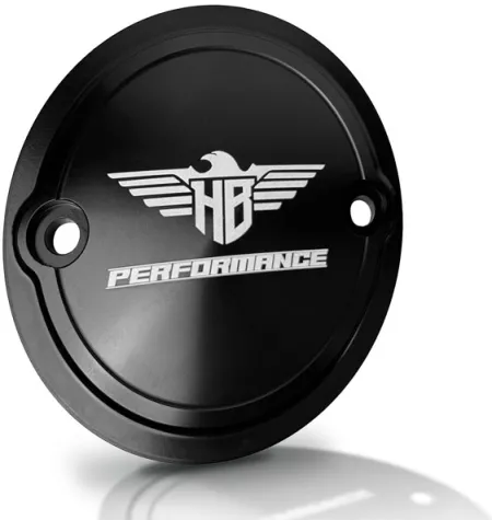 Heinz Bikes Ignition Point Cover In Black For Harley Davidson 2018-2024 M8 Models (HB-PTCM8)