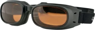 Bobster Piston Adventure Goggles Black Lenses Amber (BPIS01A)