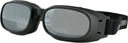 Bobster Piston Adventure Goggles Black Lenses Mirrored Smoke (BPIS01R)