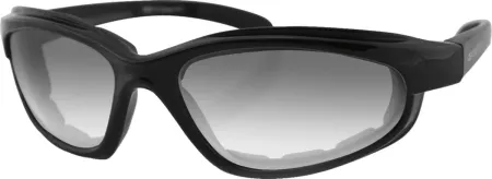 Bobster Fat Boy Adventure Sunglasses Black Photochromic Lenses Clear (EFB001)