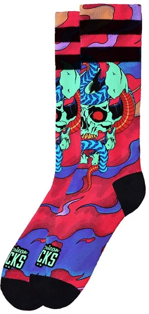 American Socks Signature Dead And Alive Socks Pink (AS467-S/M)