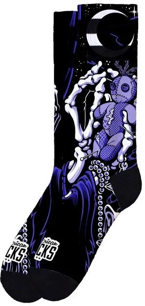 American Socks Signature Vodoo Socks Purple (AS426-S/M)