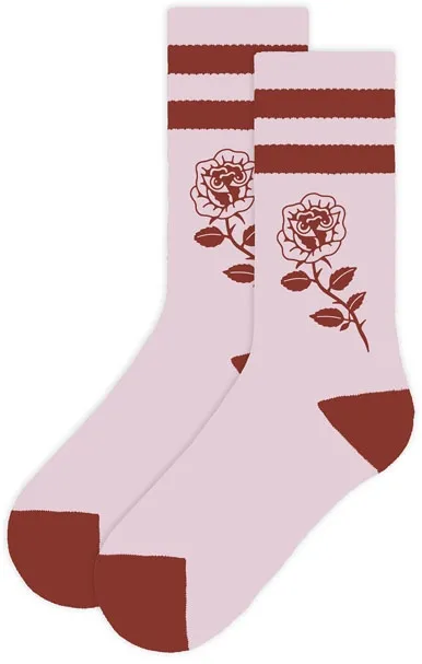 American Socks Mid High Rose Socks Pink (AS453)