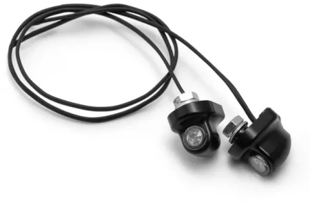 Killer Custom Mohawk Front Led Turn Signals In Black For Indian 2014-2026 Chief Bobber & Super Chief Models (IND-CH-FTS)