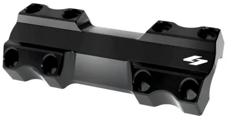 Kraus Isolated Riser 1 Inch Top Plate In Black Finish For Harley Davidson Models (UN-ISO-002S-B)