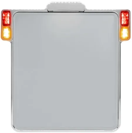 Heinz Bikes All In One 2.0 License Plate Holder In Chrome With Indicator, Brake Light & Taillight (Germany 180mm x 200mm) (HBKZ2.0-MB-3TS-C)