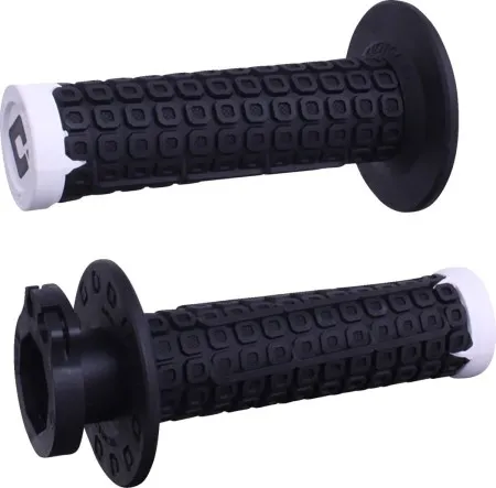 ODI Nomad Lock-on Grips - Off-road - Black/white/silver (H36NDBW)