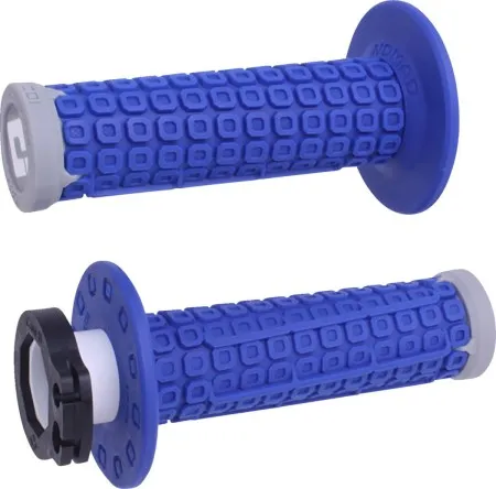 ODI Nomad Lock-on Grips - Off-road - Blue/gray/gray (H36NDUG)