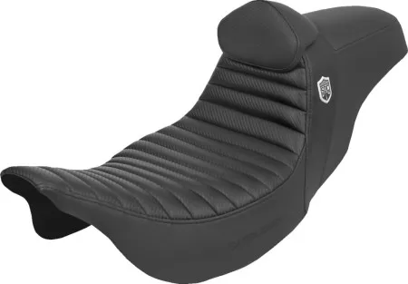 Saddlemen SDC Performance Pro Series Tuck 'N Roll Gripper Seat For Harley Davidson 2008-2024 FLHR, FLHT, FLHX & FLTR Touring Models (Does Not Fit 2023-2024 CVO Models) (SC80807TB)