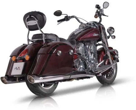 V Performance, 100MM Banger Slip-on Muffler SET. Chrome (ARM588807)