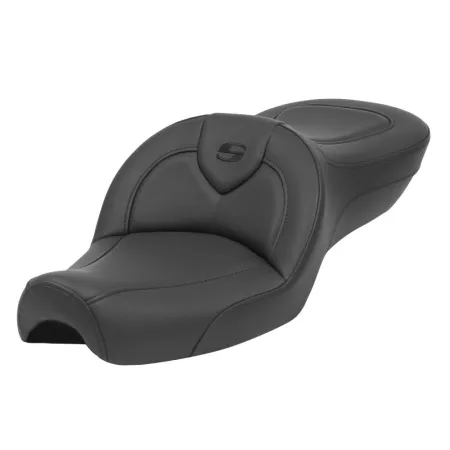 Saddlemen Standard Reach Smooth Roadsofa Seat For Harley Davidson 1979-2003 XL Sportster Models (879-03-187)