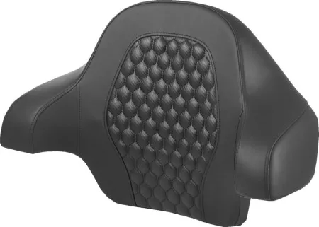 Saddlemen Honeycomb Tour Pack Backrest Pad With Black Stitching For Harley Davidson 2014-2025 FLHR, FLHT, FLHX & FLTR Touring Models (814-07-15100)