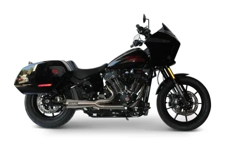 Two Brothers Racing 2-Into-1 Comp-S Exhaust In Brushed Stainless Finish For 2025-2026 Softail Heritage & Low Rider ST (005-5590199-SG)