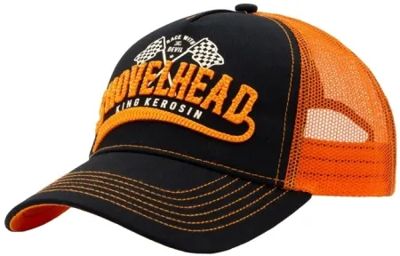 King Kerosin Shovelhead Cap Black (ARM523907)