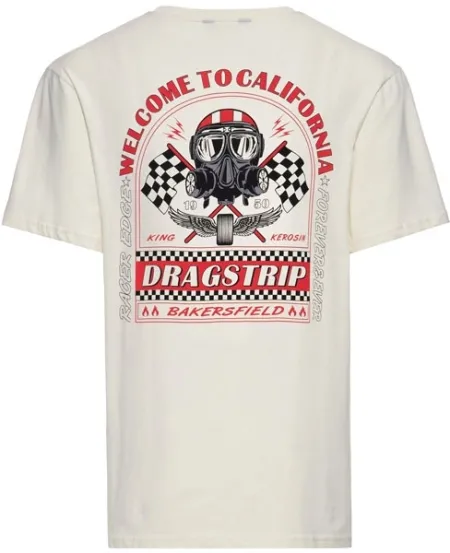 King Kerosin Welcome To California T-shirt Offwhite (ARM583907)