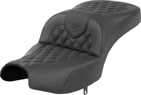 Saddlemen Standard Reach Lattice Stitched Roadsofa Seat For Indian 2022-2025 Pursuit & Roadmaster Models (I22-02-182)