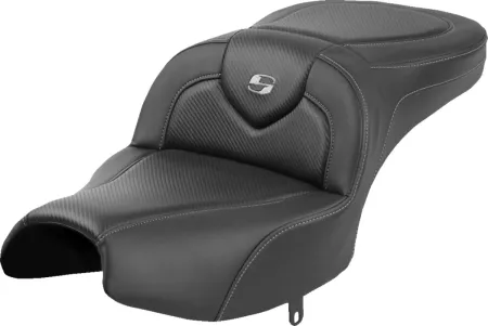Saddlemen Standard Reach Roadsofa Carbon Fiber Seat For Indian 2022-2025 Pursuit & Roadmaster Models (I22-02-185)