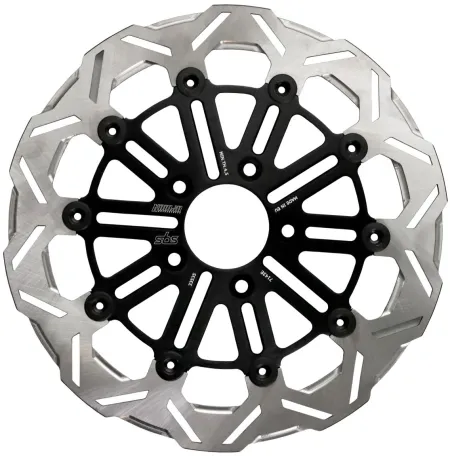Kodlin x SBS Front 10 Spoke Brake Rotor 2015-2026 Softail, 2014-2022 Sportster, 2008-2023 Touring & 2006-2017 Dyna (7143E)