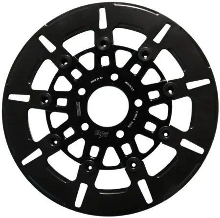 Kodlin x SBS Rear 9 Spoke Brake Rotor 2000-2026 Softail, Dyna; 2000-2007 Touring; 2000-2010 XL Sportster (7145C-B)