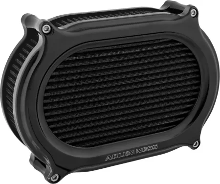 Arlen Ness Stage 2 Method Air Cleaner Kit In Black Finish For Harley Davidson 1999-2017 Twin Cam Models (Exc. E-Throttle & 99-01 FLT) (600-174)