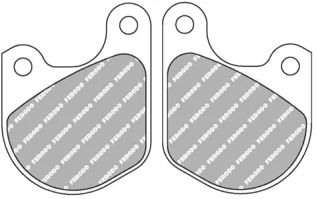 Ferodo, Brake PADS. Organic P-compound (ARM001017)