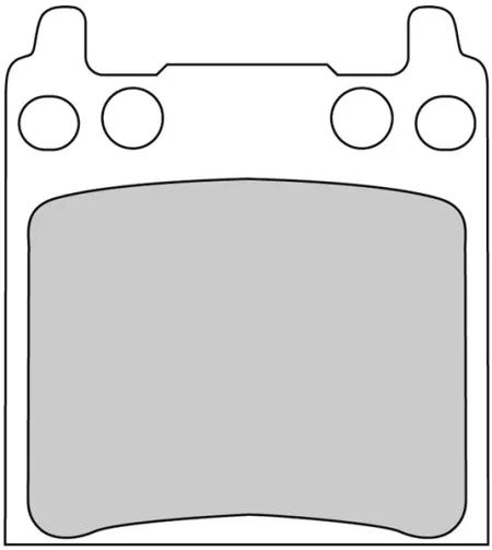 Ferodo, Brake PADS. Organic P-compound (ARM170017)