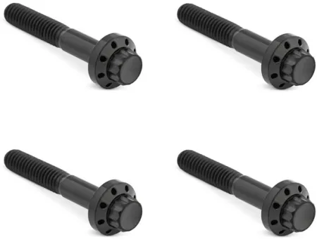 Arlen Ness Titanium Front Fender Bolt Kit In Black For Harley Davidson 2009-2026 Road Glide, Street Glide & Road King (300-819)