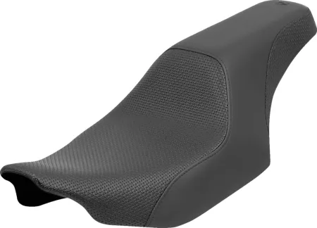 Saddlemen Basket Weave Profiler Seat In Black For Harley Davidson 2023-2025 FLHX Street Glide & FLTR Road Glide Models (823-07-147)