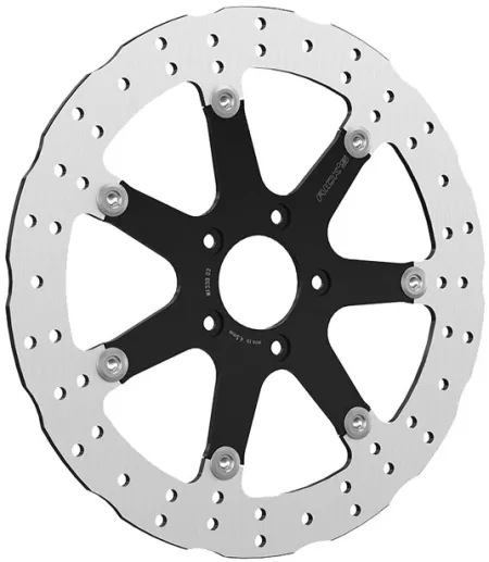 Ricks Motorcycles Rear Steven Sins Series Brake Disc For 2000-2026 Softail, Dyna; 2000-2007 Touring; 2000-2010 XL Sportster (20-W300292-0)