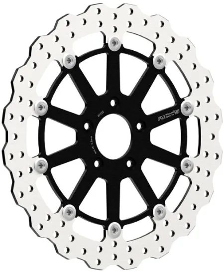 Ricks Motorcycles Front Steve Series Brake Disc For Harley Davidson 2000-2013 Sportster, 2000-2007 Touring, 2000-2005 Dyna & 2000-2014 Softail Models (20-W020292-F)