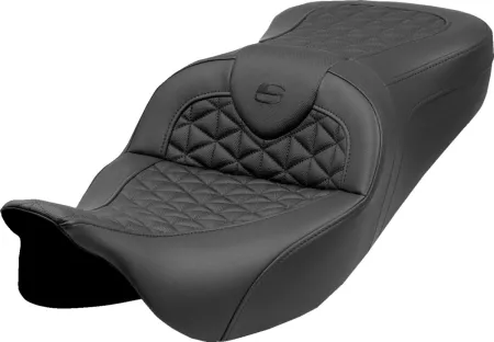 Saddlemen RoadSofa Tri Gripper Seat For Harley Davidson 2008-2024 FLHR, FLHT, FLHX & FLTR Models (808-07B-21000)