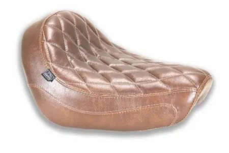 Mustang Tripper Solo Seat Brown Diamond Stitch For 2017-2026 Honda Rebel CMX300/500 (84008)