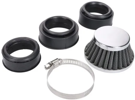 101 Octane Air Filter Power Shorty 44-54MM Chrome (IP18907)