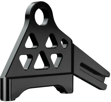 Accossato Rear Brake Caliper Bracket In Black Anodized For 2018-2026 Softail Models (FL010)