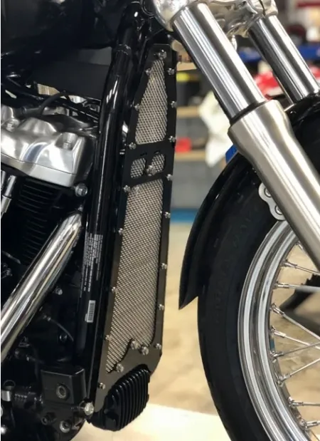 Bare Knuckle Performance, M8 Softail Oil Cooler Cover Guard (31-010-20)