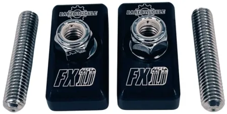 Bare Knuckle Performance, Axle Adjuster Plate KIT. FXD Logo (45-007-01)