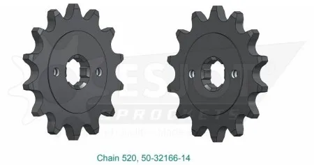 Esjot STANDARD SPROCKET FRONT 520 (50-32166-14)