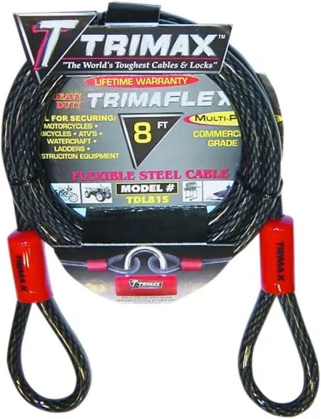 Trimax Trimaflex™ Max Security Braided Cable (TDL815)