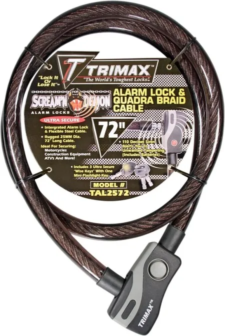 Trimax Cable-lock Alarmed 25MMX72 (TAL2572)